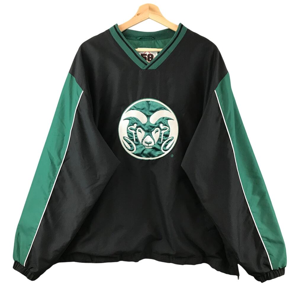 Colorado State Rams NCAA Men's pullover windbreaker size L